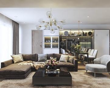 Sofa chung cư biệt thự hiện đại cao cấp -SF055
